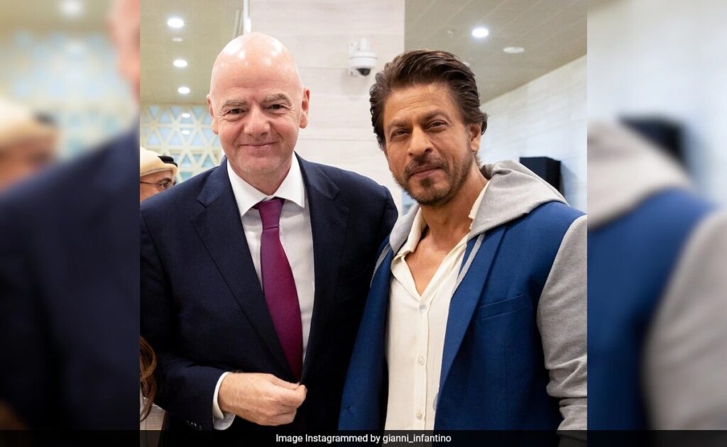 When FIFA President Gianni Infantino Met “Global Movie Star” Shah Rukh Khan