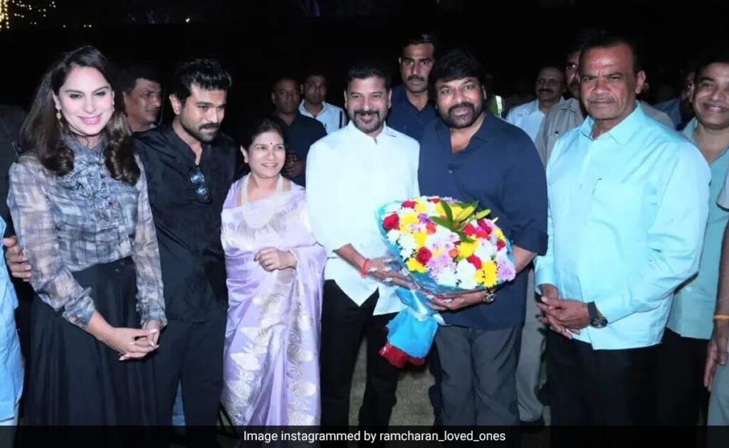 Ram Charan, His Wife Upasana Host Grand Party For Dad Chiranjeevi After His Padma Vibhushan Honour