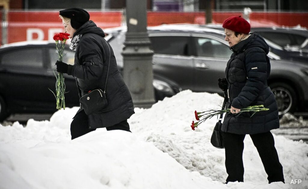 Putin Critic Alexei Navalny Tributes Paid At Moscow’s ‘Wall Of Grief’