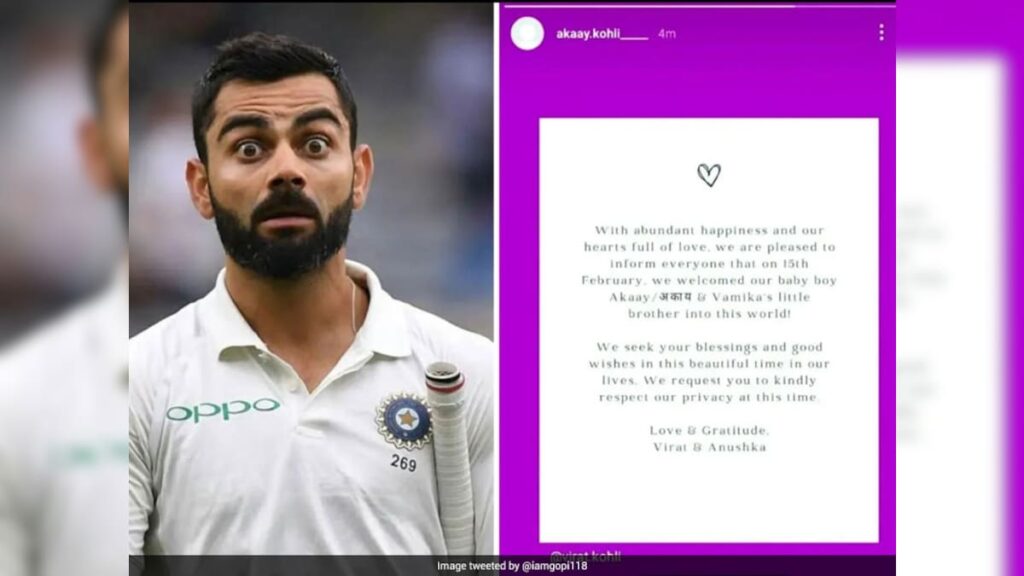 Fake Akaay Kohli Accounts Create Mayhem On Internet After Virat Kohli, Anushka Sharma’s Announcement