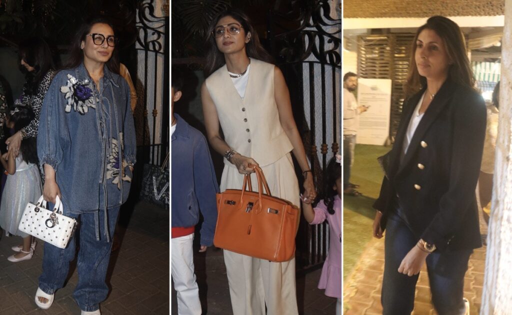 Rani Mukerji, Shweta Bachchan, Shilpa Shetty And Others At Karan Johar’s Kids’ Birthday Bash