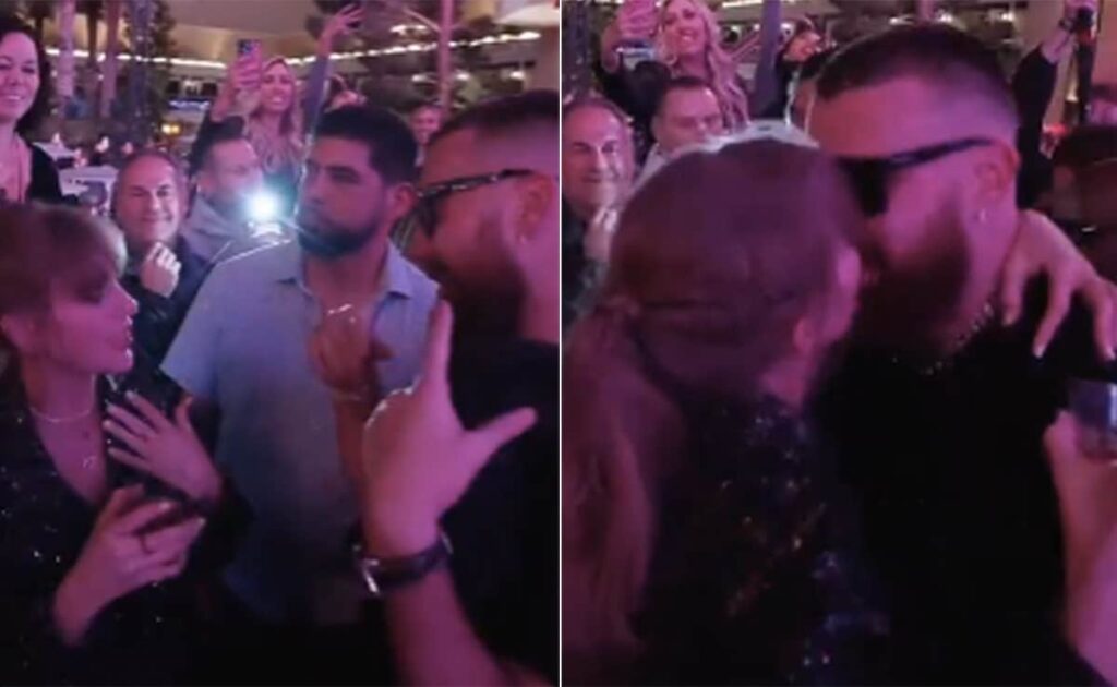 Taylor Swift Grooves To Her Song Love Story With Boyfriend Travis Kelce At Super Bowl After Party