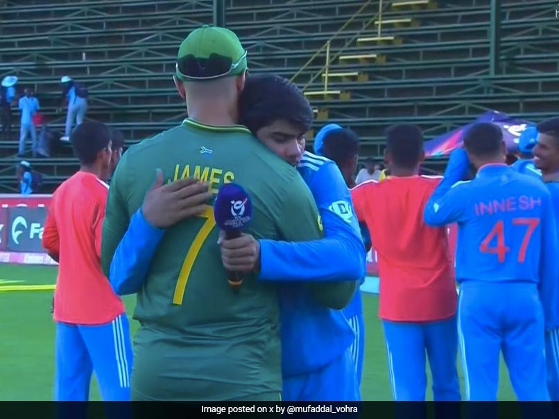 India U19 Captain’s Gesture Wins Hearts As SA Players Break Down Post Loss