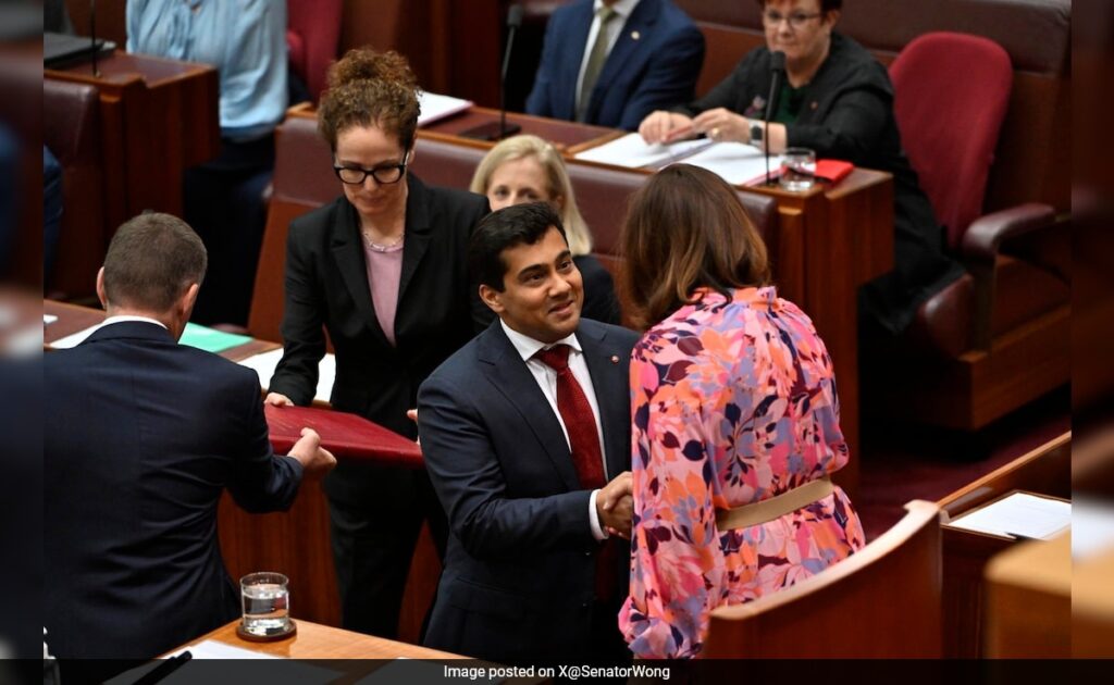 Indian-origin Australian Senator Varun Ghosh Takes oath On Bhagavad Gita