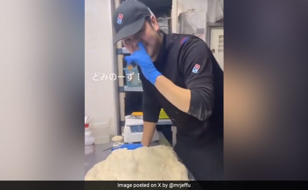 Domino’s Japan Employee Touches Pizza Dough After Picking Nose, Company Apologises