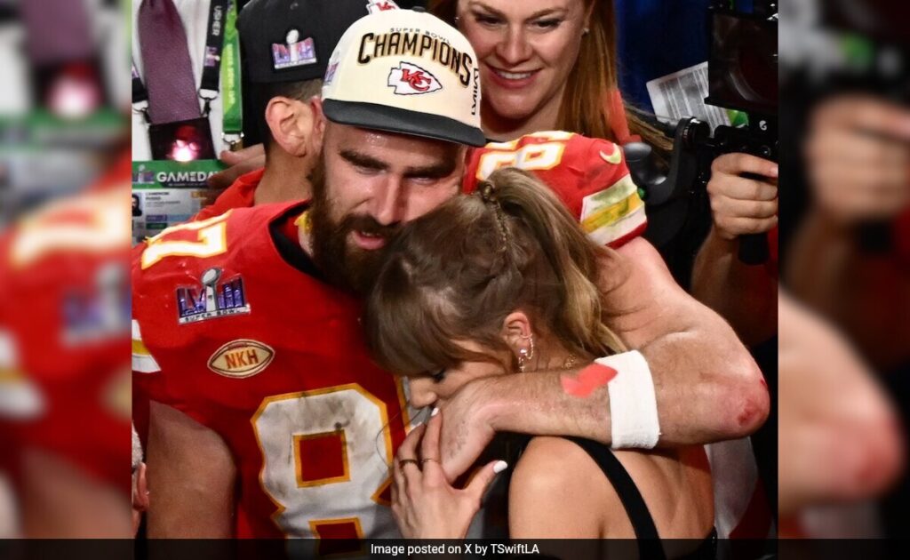 The 3 Words Travis Kelce Said To Taylor Swift Before Viral Kiss