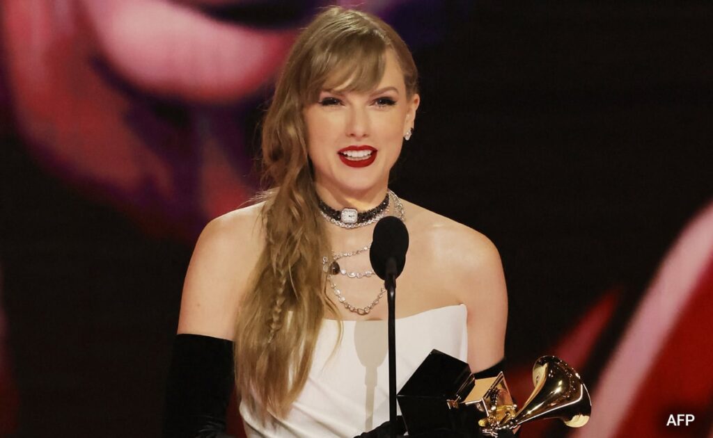 Taylor Swift Breaks Record With Fourth Album Of The Year Win