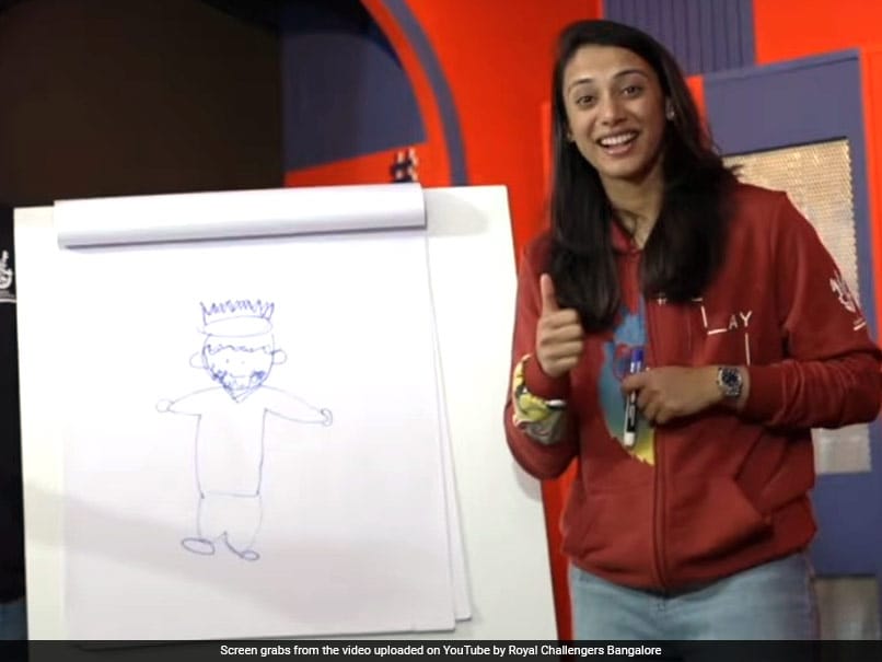 Smriti Mandhana Draws Virat Kohli’s ‘Portrait’. Royal Challengers Bangalore’s Mr. Nags In Splits. Watch