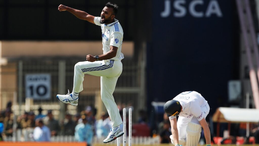 Akash Deep Rattles England’s Top-Order With Three Wickets On Debut. Watch