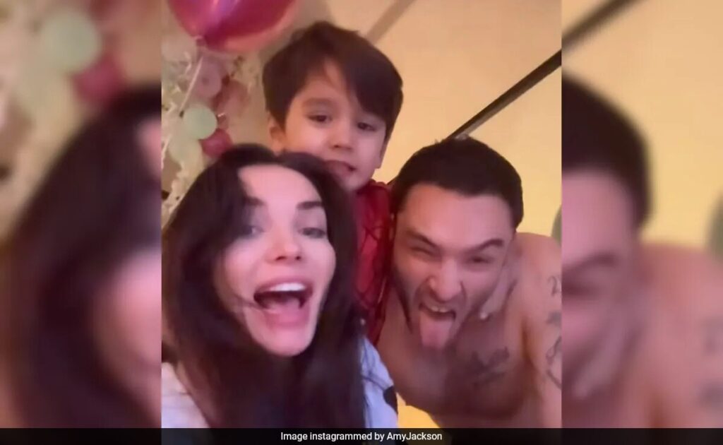 Amy Jackson’s Birthday Celebrations With Fiance Ed Westwick And Son By Her Side