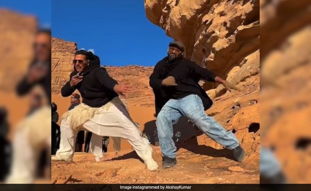 Akshay Kumar Dances To Uncha Lamba Kad With Choreographer Bosco Martis In Jordan