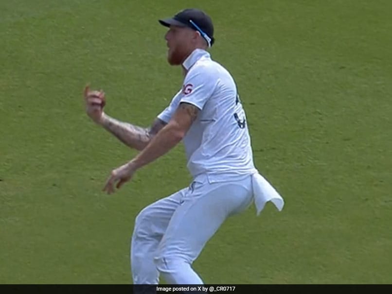 Ben Stokes Mocks Vizag Crowd After Taking Stunning Catch Running Backwards. Watch