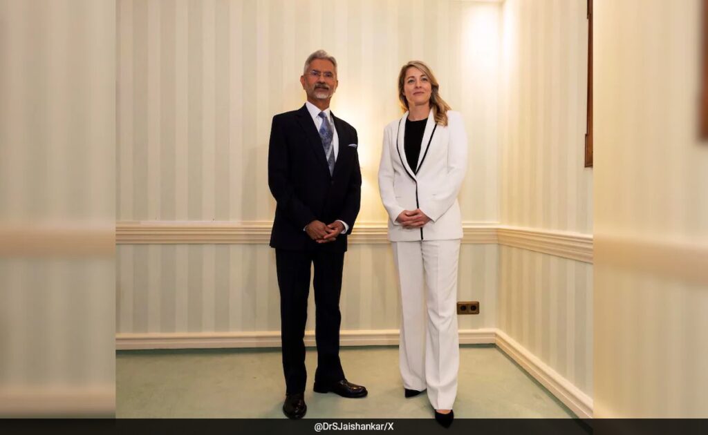 In Munich, S Jaishankar, Canadian Foreign Minister Melanie Joly Hold Talks On Bilateral Ties