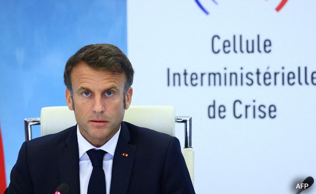 Macron Says Hamas’ October 7 Attack On Israel Was Biggest Anti-Semitic Massacre Of Our Century