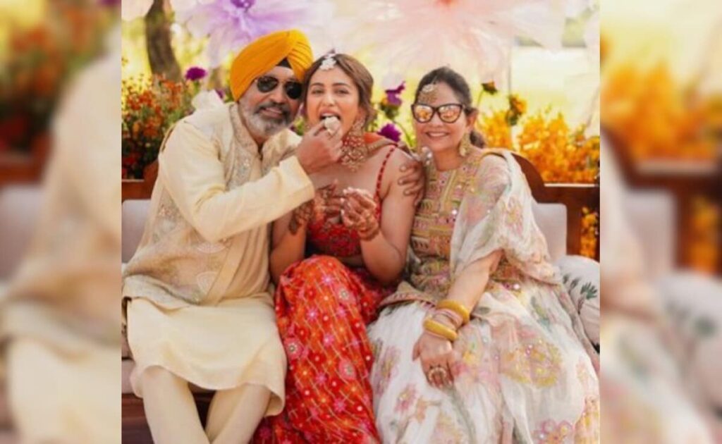 Rakul Preet Singh In New Pics With Mom And Dad From Her Wedding Festivities