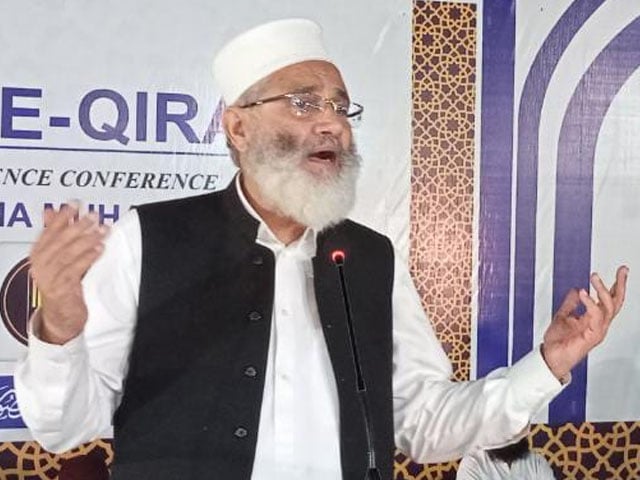 جعلی الیکشن اور نتائج سے بننے والی حکومت بھی جعلی ہے، سراج الحق