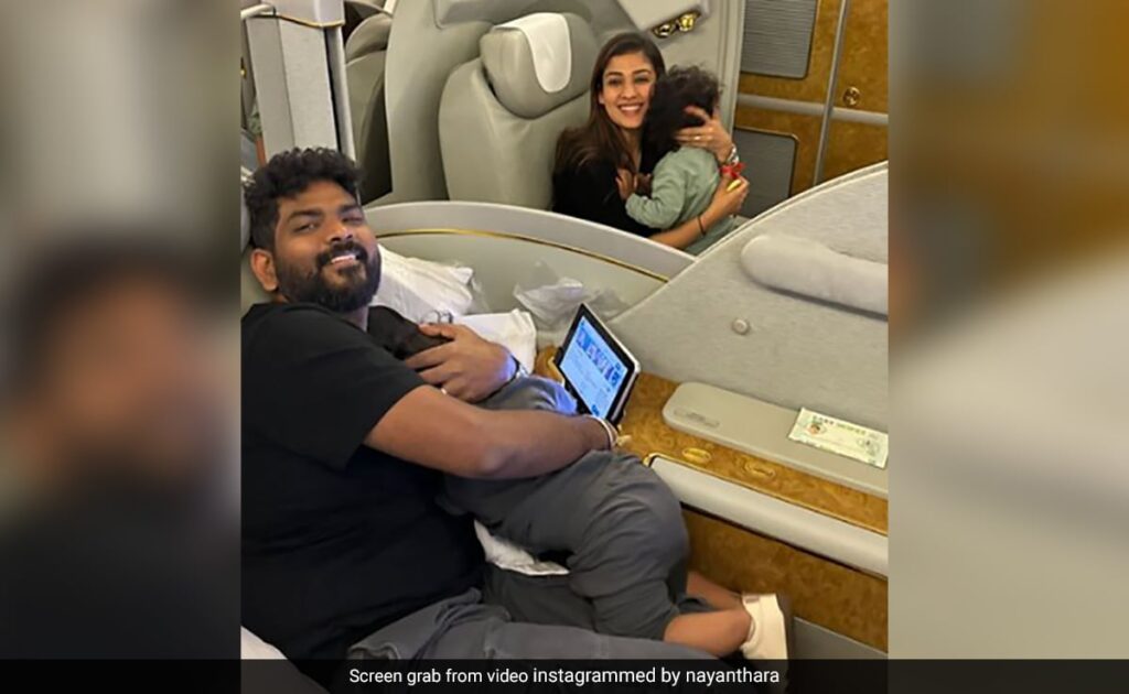 Amid Divorce Rumours, Nayanthara Shares An In-Flight Pic With Husband Vignesh Shivan And Sons