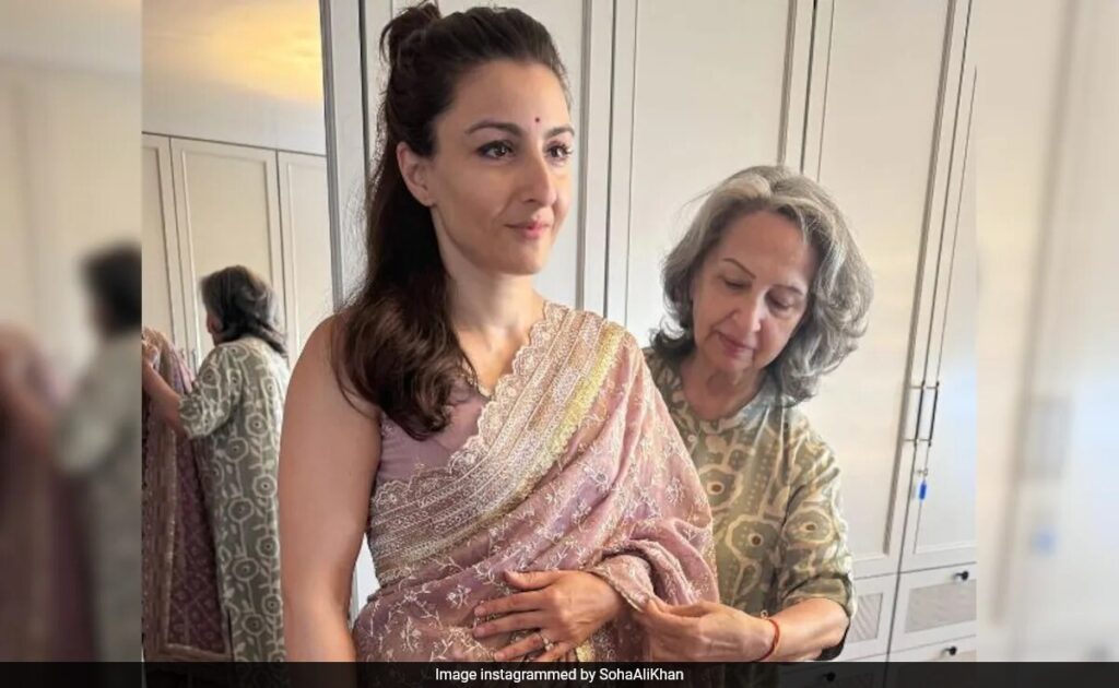 Soha Ali Khan Shares Special Moments With Mom Sharmila Tagore And Daughter Inaaya