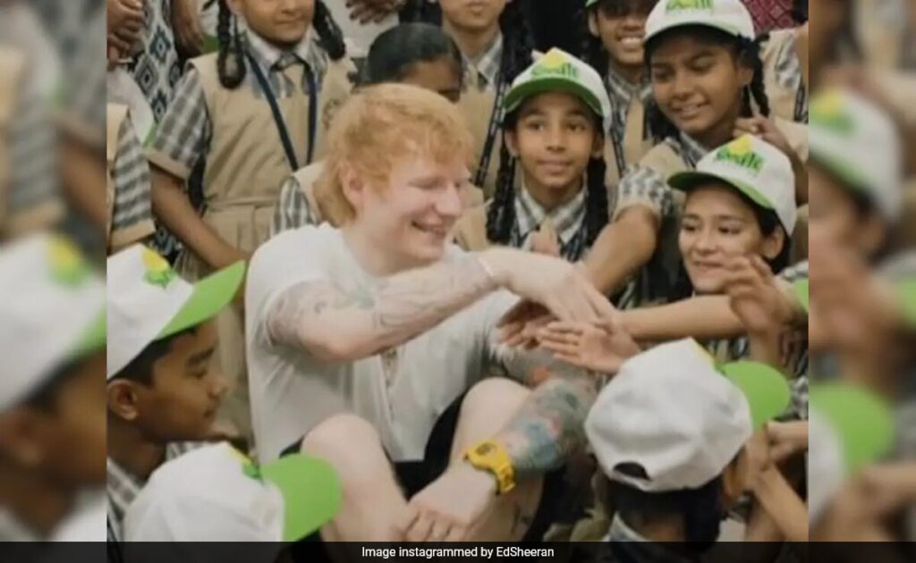 Ed Sheeran Sings Shape Of You With Mumbai School Students