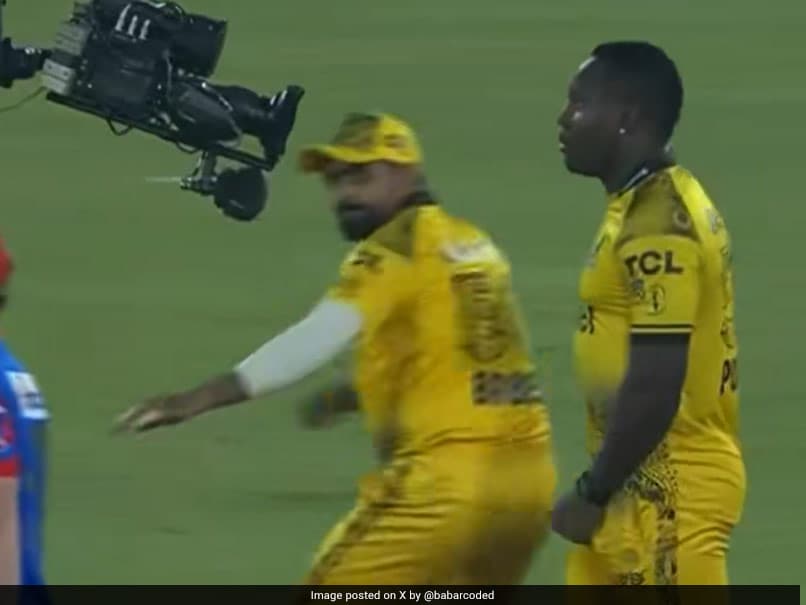 Babar Azam Gets Scared Of Spider Cam During PSL Match His Reaction Is Viral. Watch