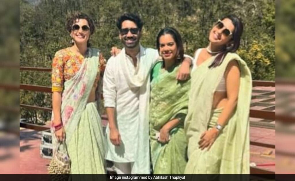 Bride-To-Be Taapsee Pannu And Sister Shagun Twinning And Winning At A Wedding